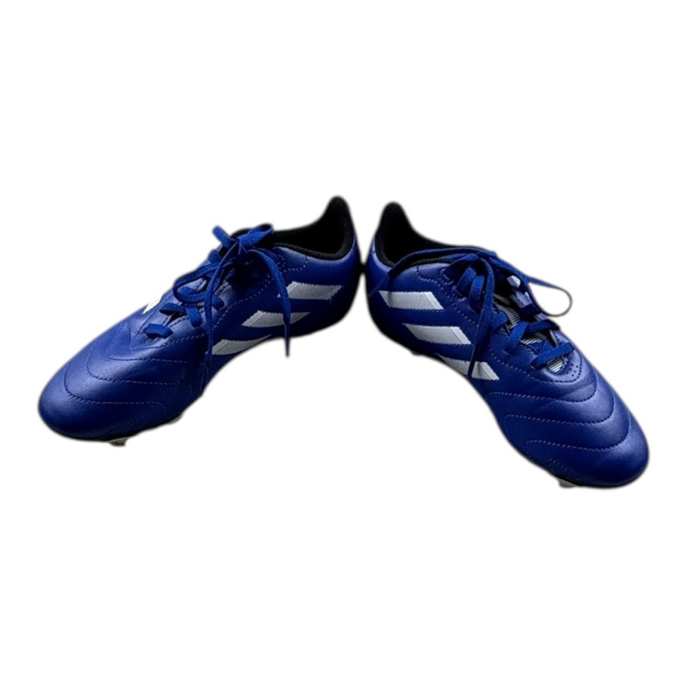 Adidas Youth Soccer Cleats Blue White Size 5 Firm Ground - Picture 8 of 8